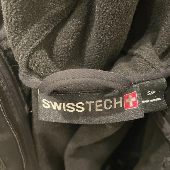 Swiss Tech soft-shell jacket women black fleece S/P size - Picture 8 of 8